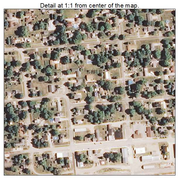 Deer Creek, Illinois aerial imagery detail