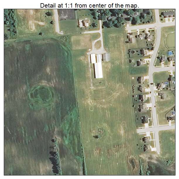 Diamond, Illinois aerial imagery detail