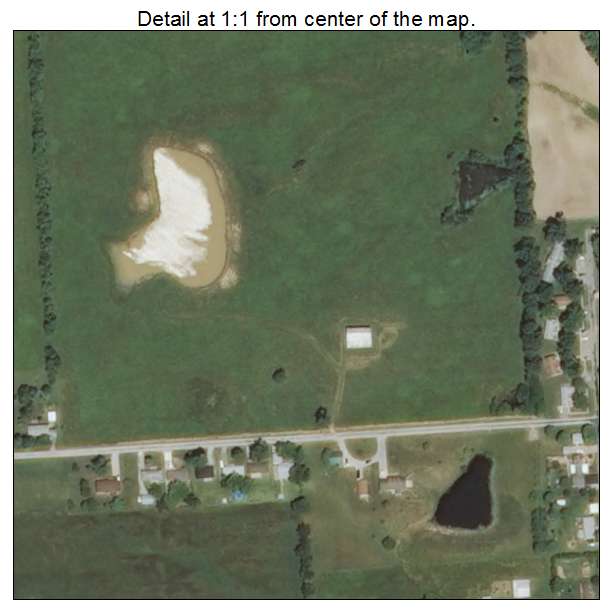 Dix, Illinois aerial imagery detail