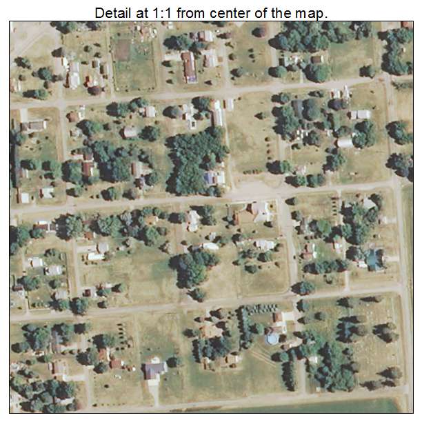 Dover, Illinois aerial imagery detail