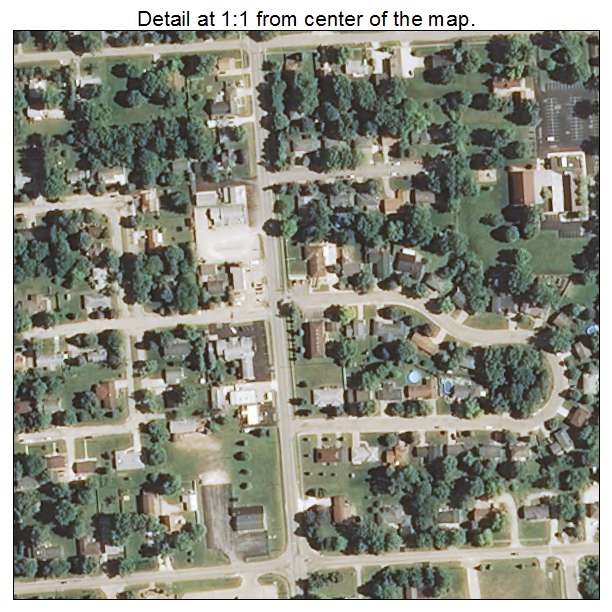 Dunlap, Illinois aerial imagery detail