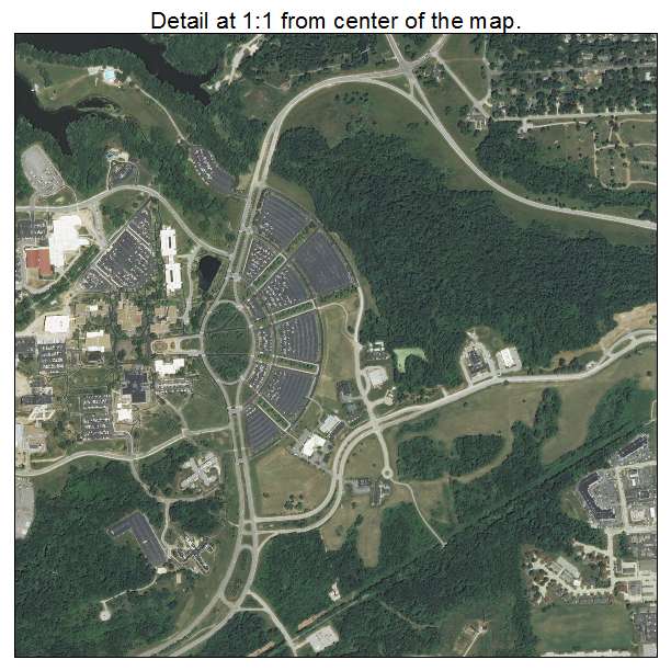 Edwardsville, Illinois aerial imagery detail