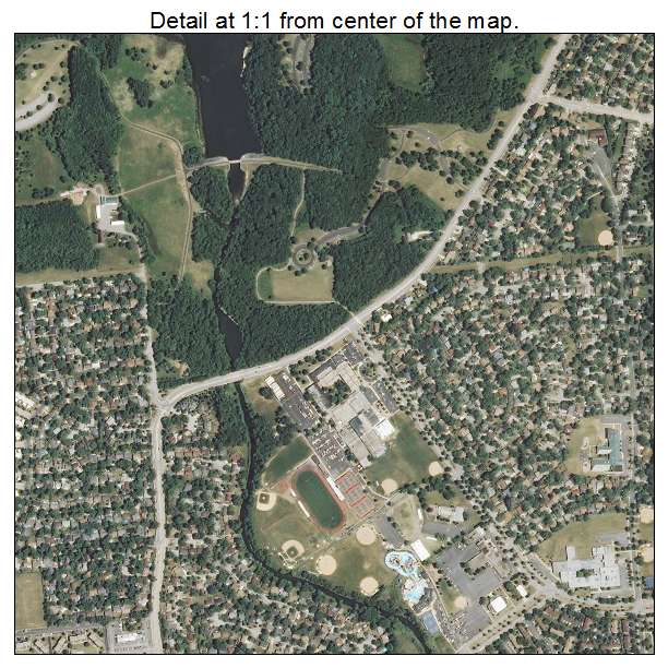 Elk Grove Village, Illinois aerial imagery detail