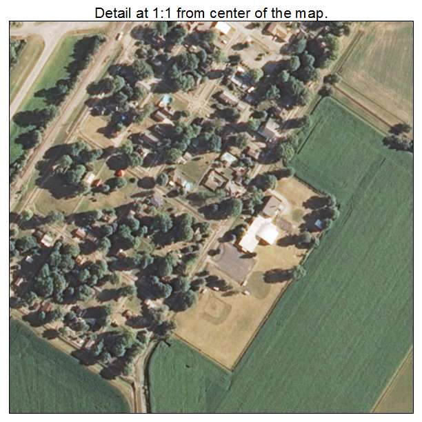 Elkhart, Illinois aerial imagery detail