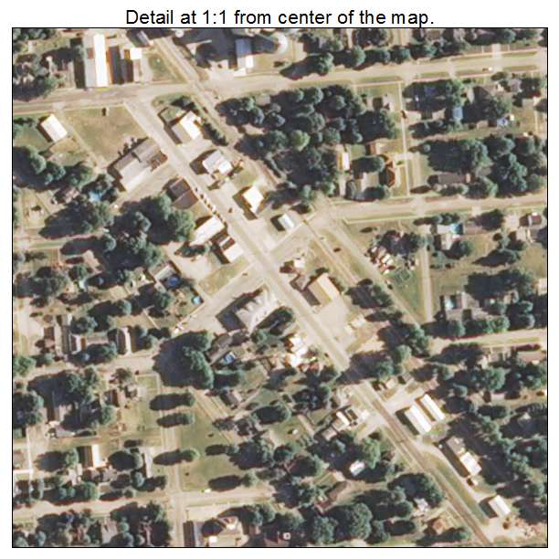 Emden, Illinois aerial imagery detail