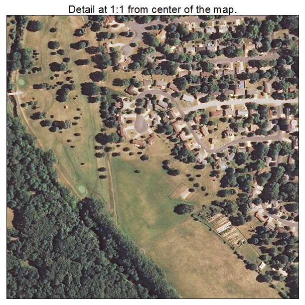 Eureka, Illinois aerial imagery detail