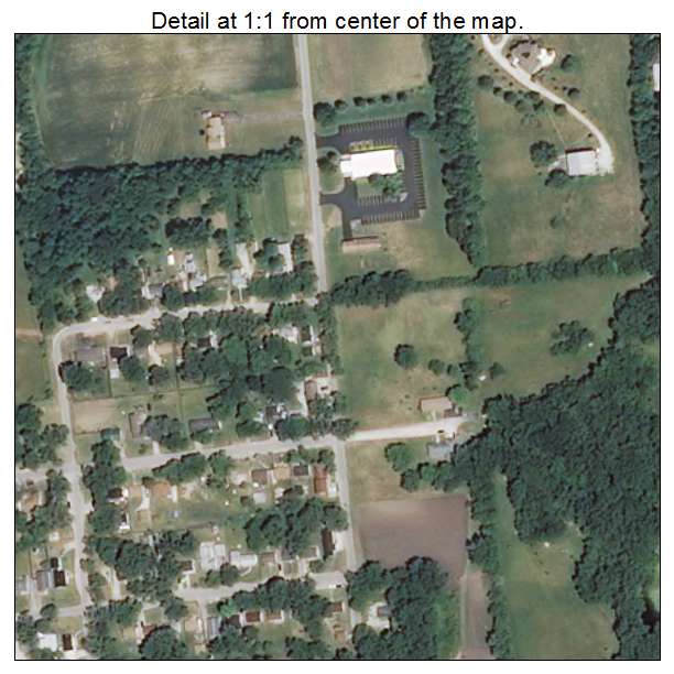 Fairmont, Illinois aerial imagery detail