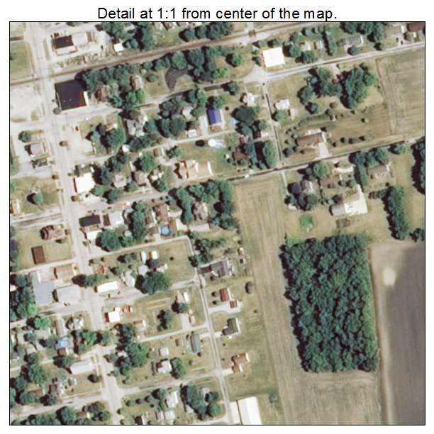 Fairmount, Illinois aerial imagery detail