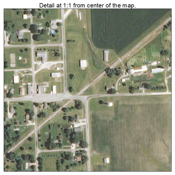 Ferris, Illinois aerial imagery detail