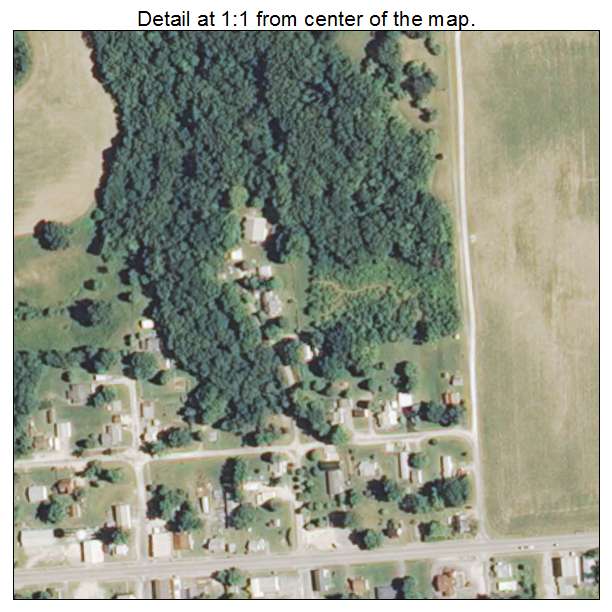 Fieldon, Illinois aerial imagery detail