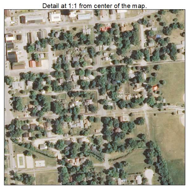 Fisher, Illinois aerial imagery detail