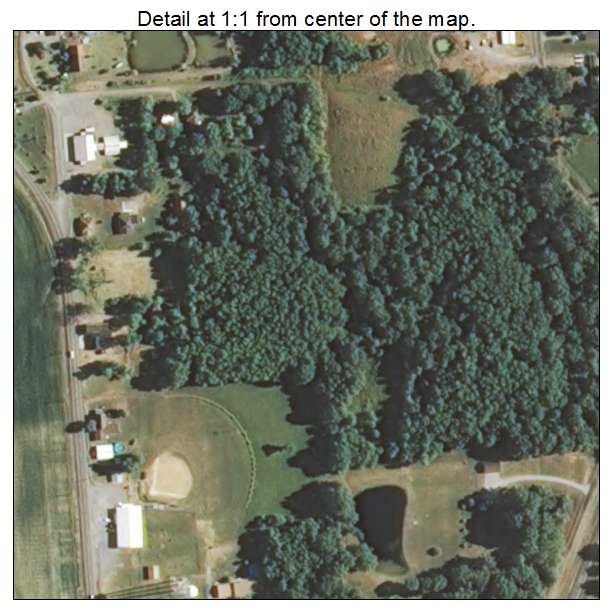 Freeman Spur, Illinois aerial imagery detail