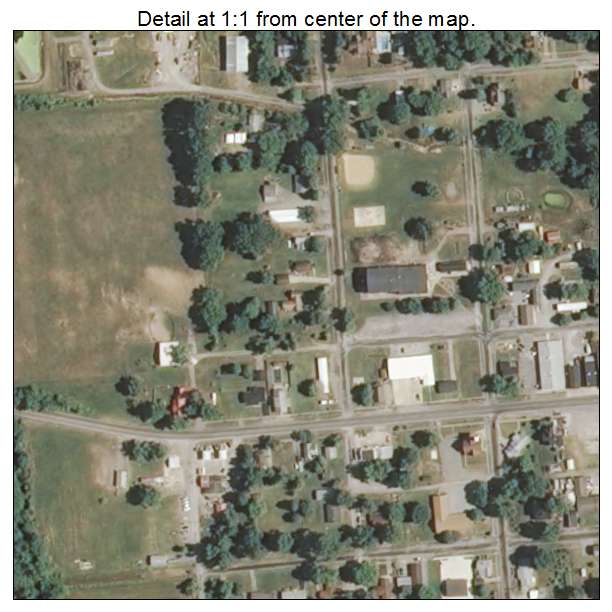 Galatia, Illinois aerial imagery detail