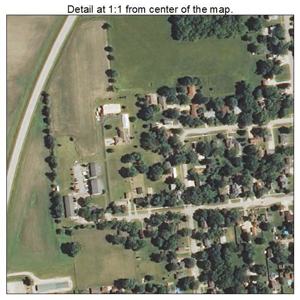 Gardner, Illinois aerial imagery detail