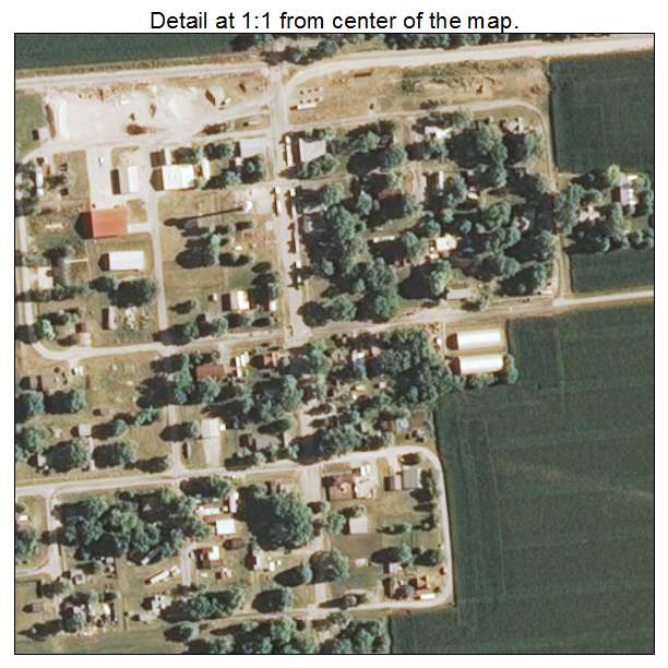 Garrett, Illinois aerial imagery detail