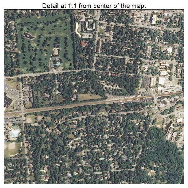 Geneva, Illinois aerial imagery detail