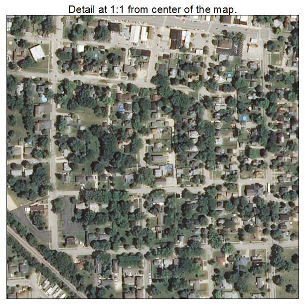 Genoa, Illinois aerial imagery detail