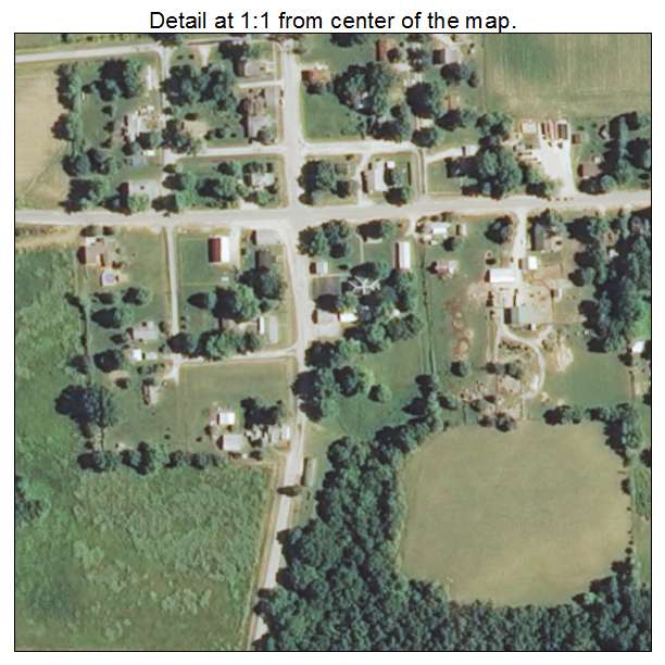 Glasgow, Illinois aerial imagery detail