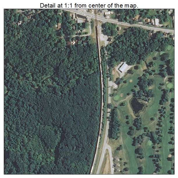 Glenwood, Illinois aerial imagery detail
