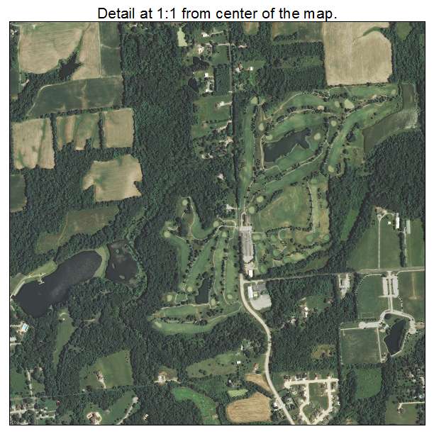 Godfrey, Illinois aerial imagery detail