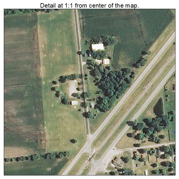 Godley, Illinois aerial imagery detail