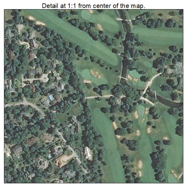 Golf, Illinois aerial imagery detail