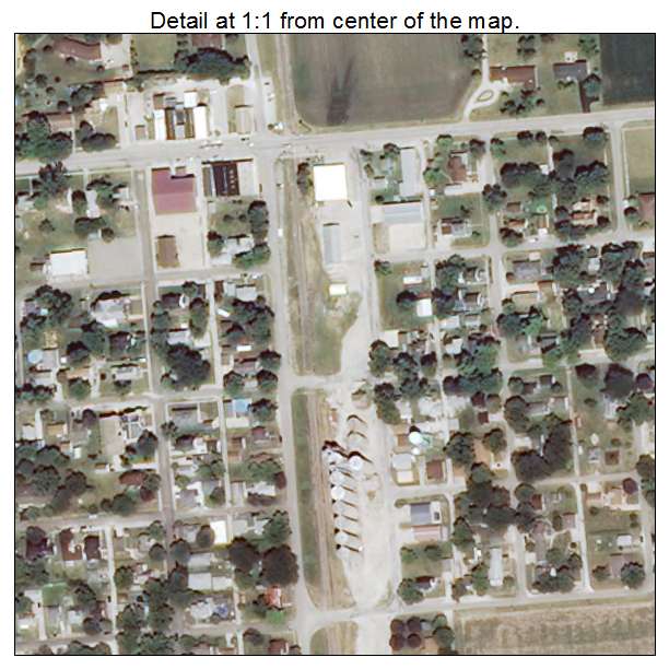 Grand Ridge, Illinois aerial imagery detail