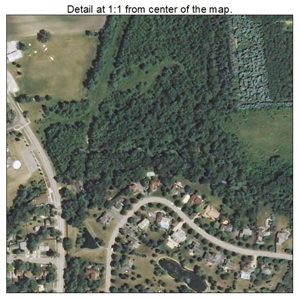 Grandwood Park, Illinois aerial imagery detail