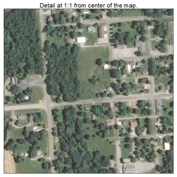 Grantfork, Illinois aerial imagery detail