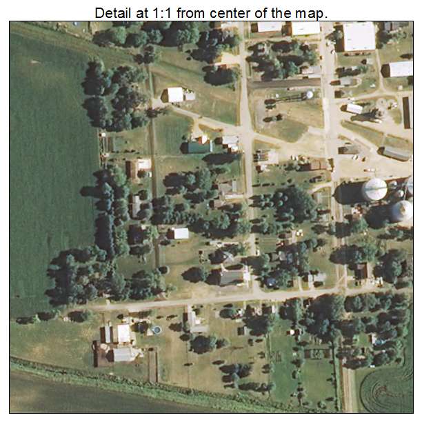 Harmon, Illinois aerial imagery detail
