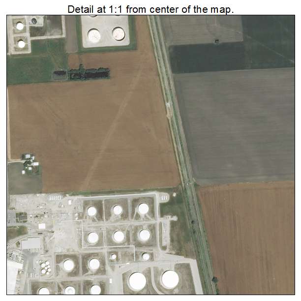 Hartford, Illinois aerial imagery detail