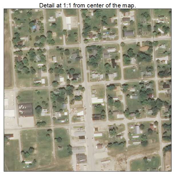Herrick, Illinois aerial imagery detail