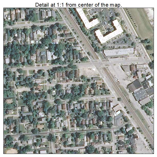 Highwood, Illinois aerial imagery detail