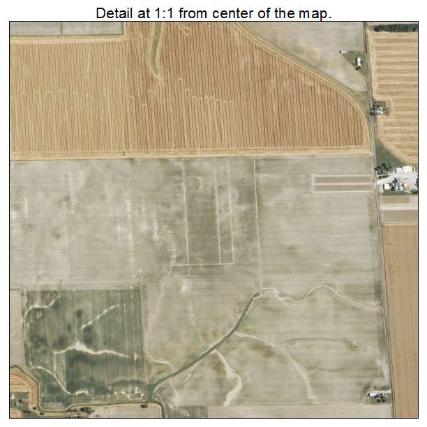 Irvington, Illinois aerial imagery detail
