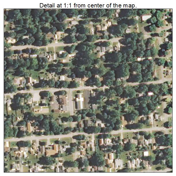 Jerome, Illinois aerial imagery detail