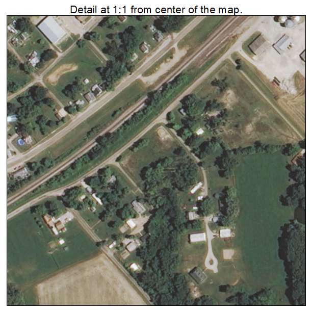 Jewett, Illinois aerial imagery detail