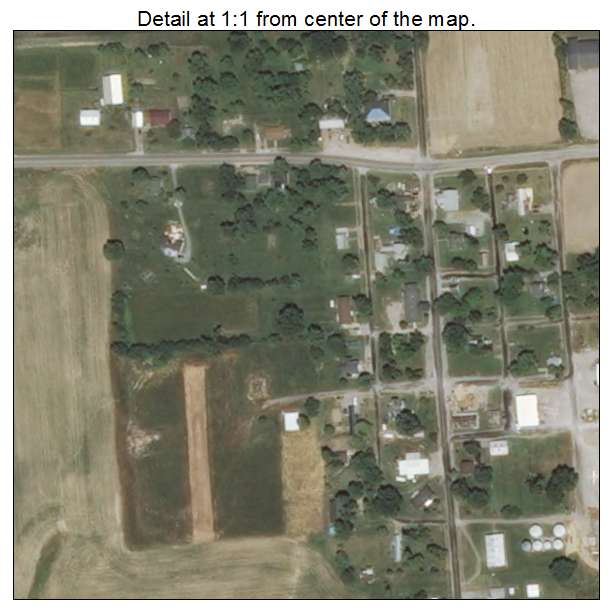 Johnsonville, Illinois aerial imagery detail