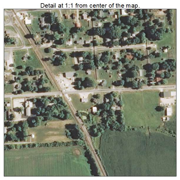 Kane, Illinois aerial imagery detail