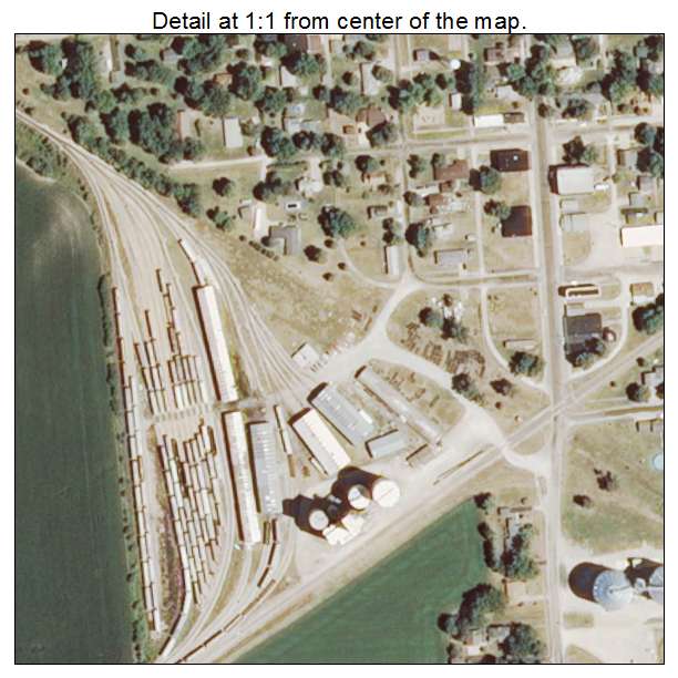 Kenney, Illinois aerial imagery detail