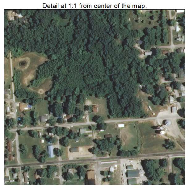 Keyesport, Illinois aerial imagery detail