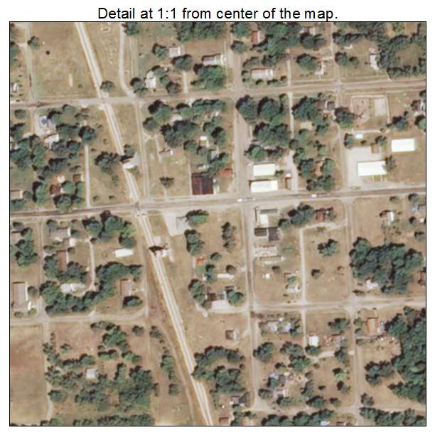 Kilbourne, Illinois aerial imagery detail