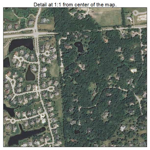 Kildeer, Illinois aerial imagery detail