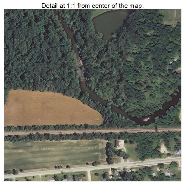 Kingston, Illinois aerial imagery detail