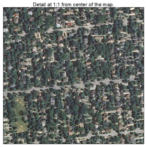 La Grange, Illinois aerial imagery detail