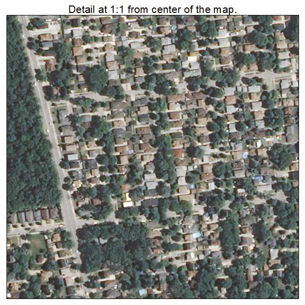 La Grange Park, Illinois aerial imagery detail