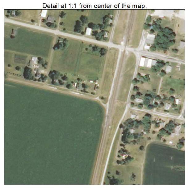 La Prairie, Illinois aerial imagery detail