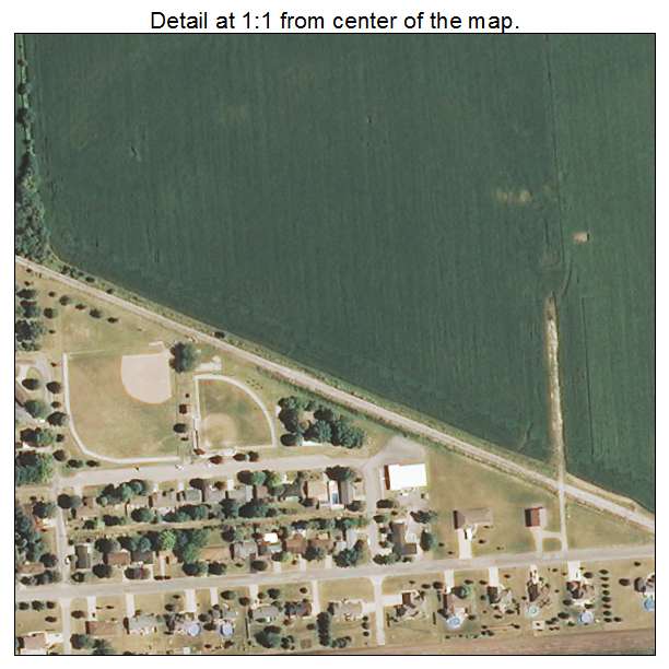 Ladd, Illinois aerial imagery detail