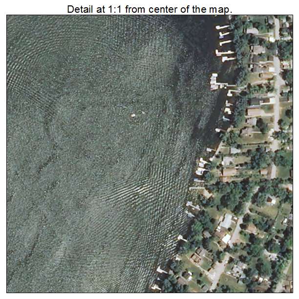 Lake Catherine, Illinois aerial imagery detail