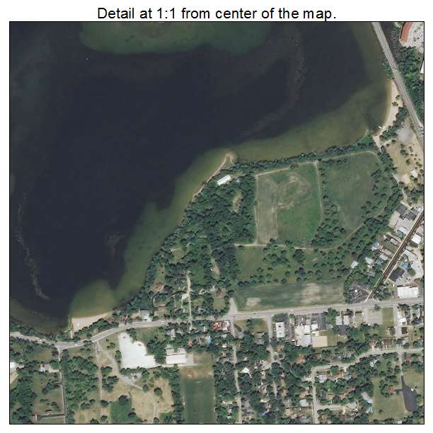 Lake Villa, Illinois aerial imagery detail