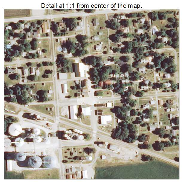 Latham, Illinois aerial imagery detail